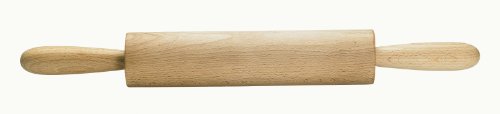 Mrs. Anderson’s Baking Wooden Rolling Pin, German Beechwood with Steel Ball Bearings, 10-Inch by 2-Inch