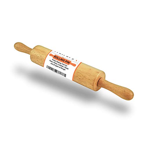 HelferX 17.6'' Long Wooden Rolling Pin