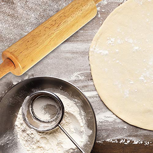 HelferX 17.6'' Long Wooden Rolling Pin