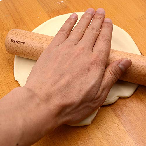 Bamber Wood Rolling Pin, 11 Inch by 1-1/5 Inch