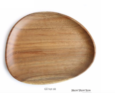 Plate Chestnut Wood